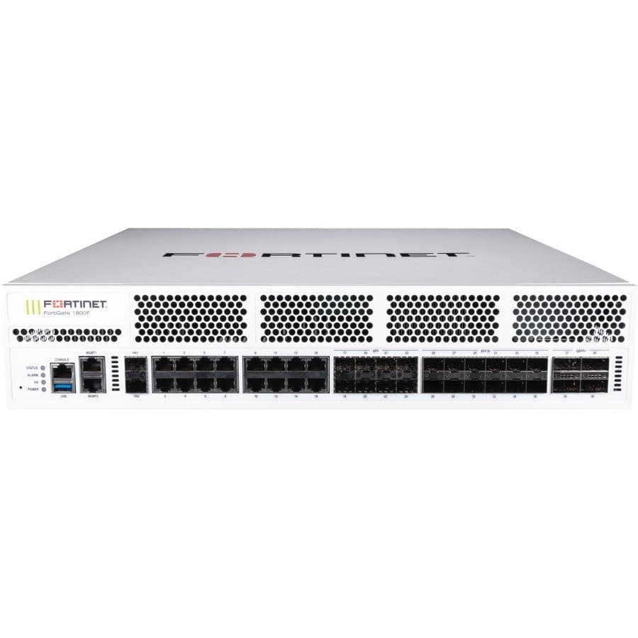 Fortinet FortiGate FG-1800F Network Security/Firewall Appliance - 5 Year 24x7 FortiCare and FortiGuard UTP