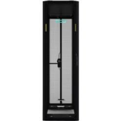 HPE Enterprise 48U Floor Standing Rack Cabinet for Server, KVM Switch - Black, Silver