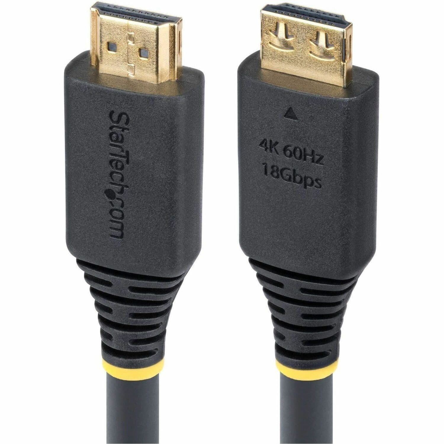 StarTech.com 7m (23ft) High Speed HDMI Cable with Gripping Connectors, 4K 60Hz/1440p 144Hz, 18Gbps, UHD HDMI Cord, TPE Jacket