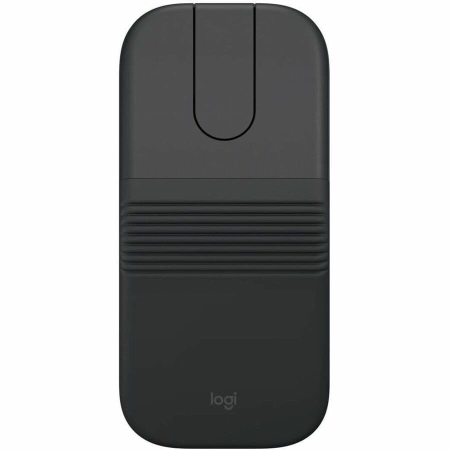 Logitech Mobi Fold Travel Mouse - Bluetooth/Radio Frequency - PixArt PAW3222 - 4 Button(s) - 2 Programmable Button(s) - Graphite