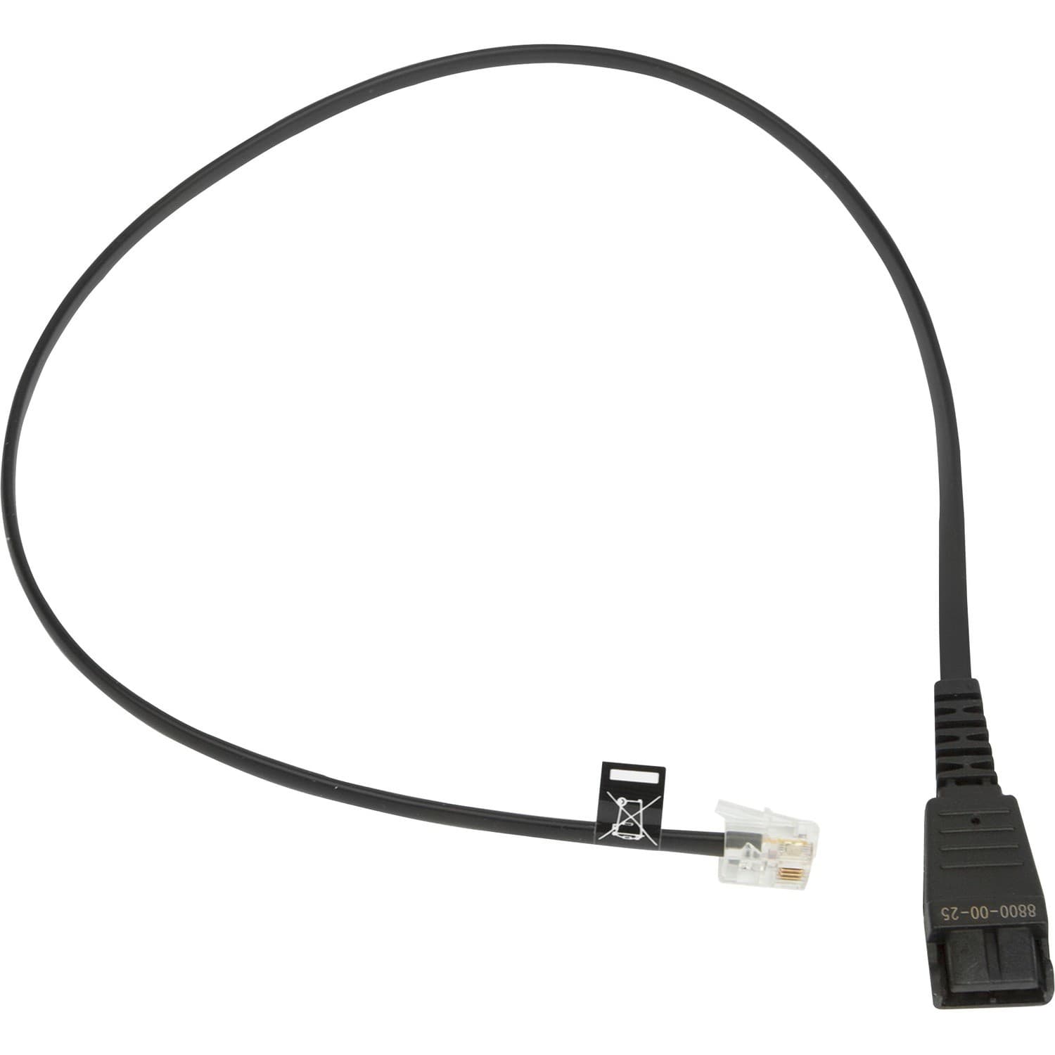 Jabra 8800-00-25 Quick Disconnect/RJ-11 Audio Cable - 1 Each