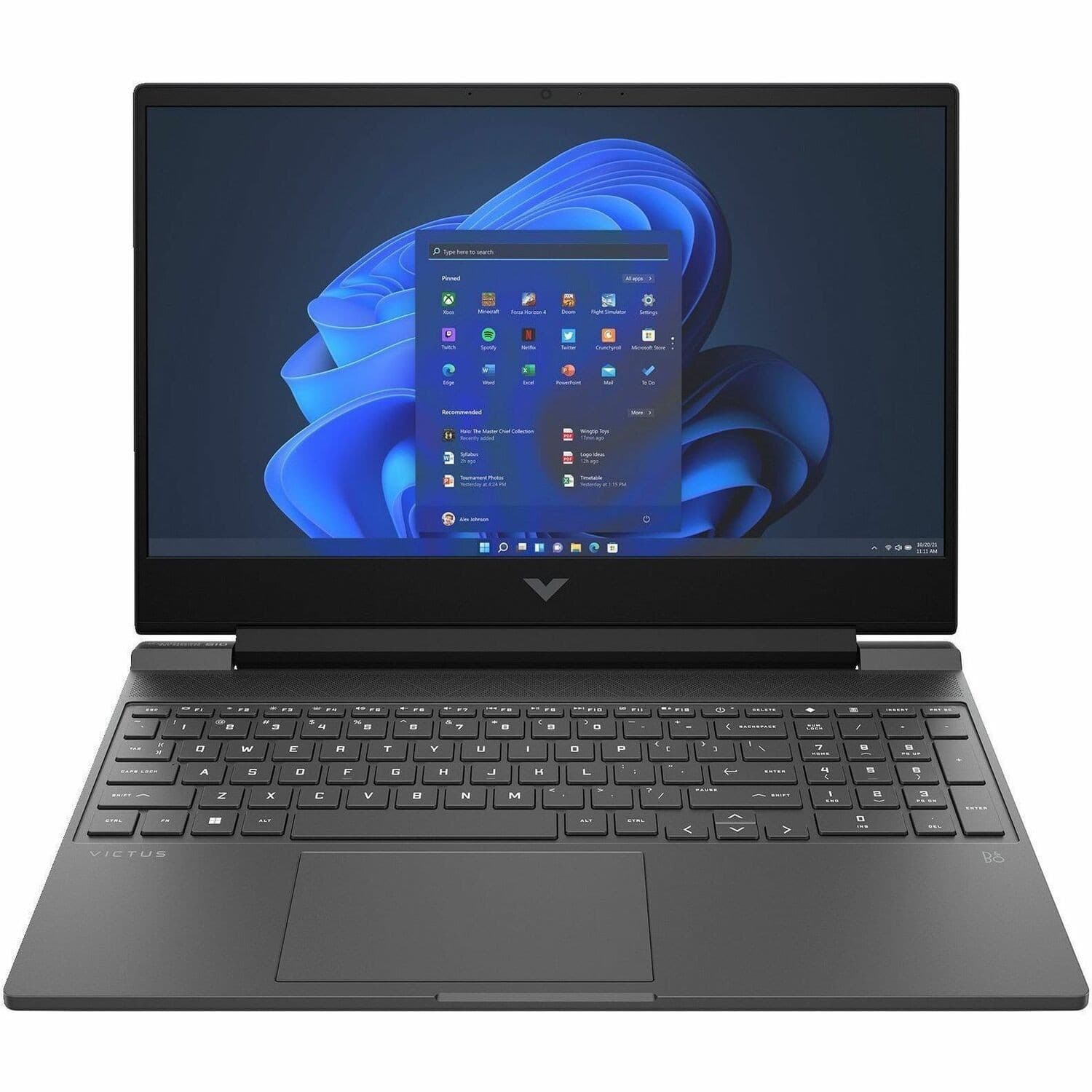 VICTUS 15-fa2000 15-fa2723TX 15.6" Gaming Notebook - Full HD - 144 Hz - Intel Core i5 13th Gen i5-13420H - 16 GB - 512 GB SSD - Mica Silver