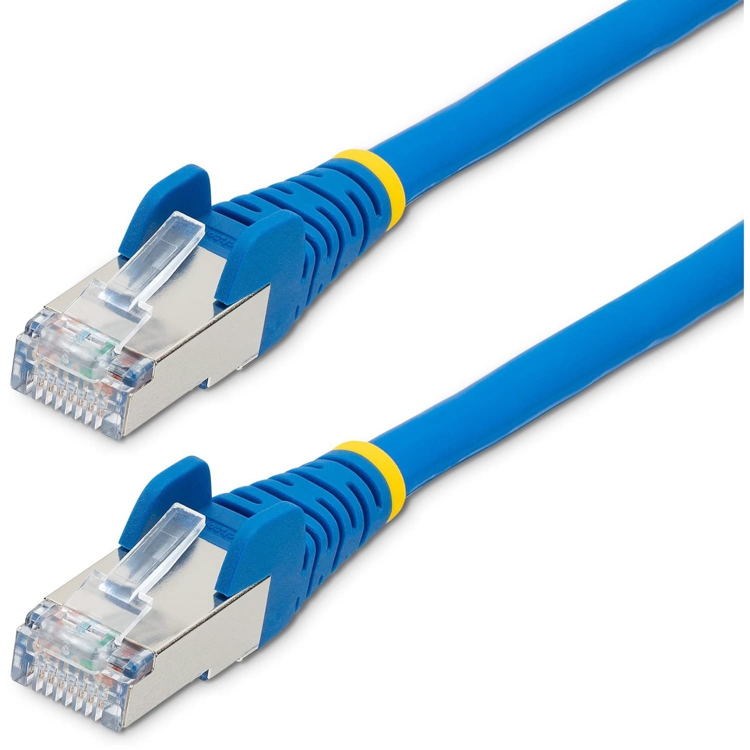 StarTech.com 3m CAT6a Ethernet Cable, Blue Low Smoke Zero Halogen (LSZH) 10 GbE 100W PoE S/FTP Snagless RJ-45 Network Patch Cord