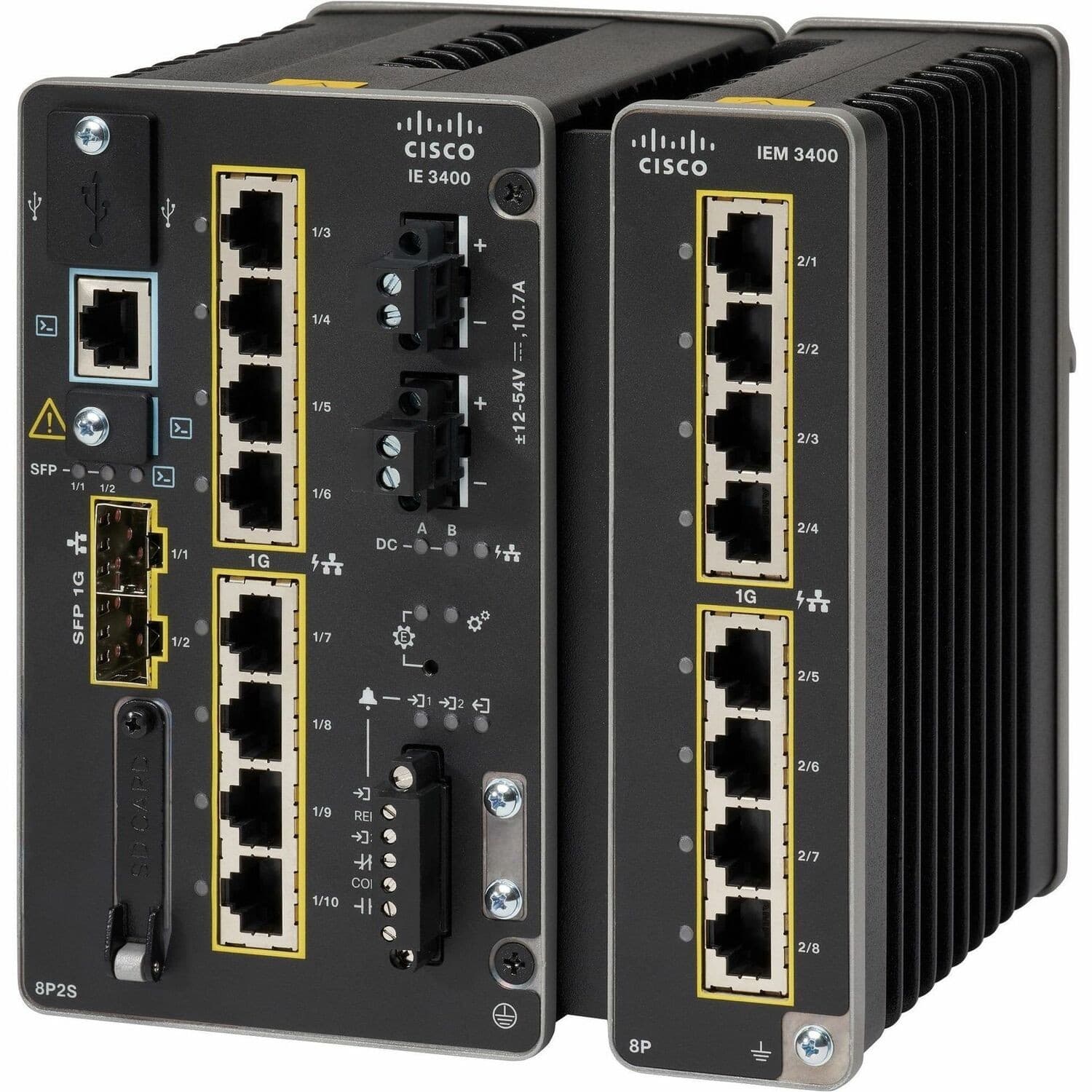 Cisco Catalyst IE3400 IE-3400-8P2S-A 10 Ports Manageable Ethernet Switch - Gigabit Ethernet - 10/100/1000Base-T, 1000Base-X - Refurbished