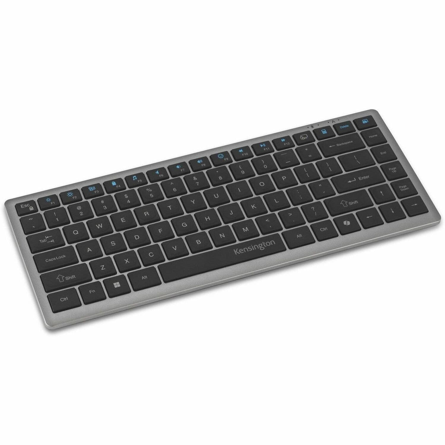 Kensington KB435 Keyboard - Compact - Wireless Connectivity - USB Type A Interface - Space Gray