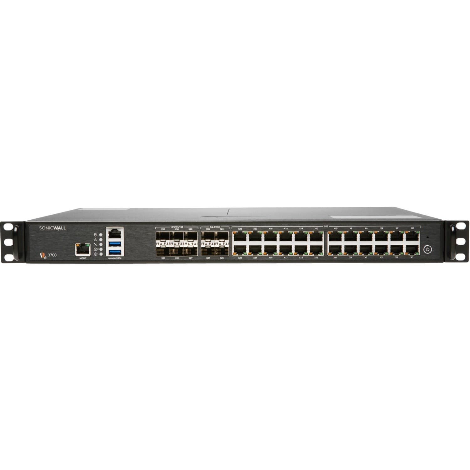 SonicWall 3700 Network Security/Firewall Appliance - 1 Year TotalSecure Advanced Edition - TAA Compliant