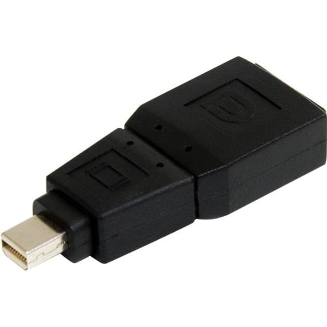 StarTech.com Compact Mini DisplayPort to DisplayPort Adapter, 4K x 2K Video, UHD Mini DP to DP Converter, mDP to DP 1.2 Adapter, M/F