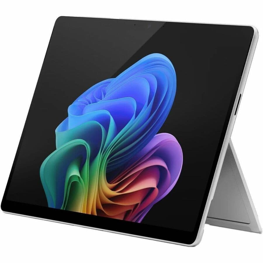 Microsoft Surface Pro (12th Edition) Tablet - 13" - vPro Technology - 32 GB - 256 GB SSD - Windows 11 Pro - Platinum