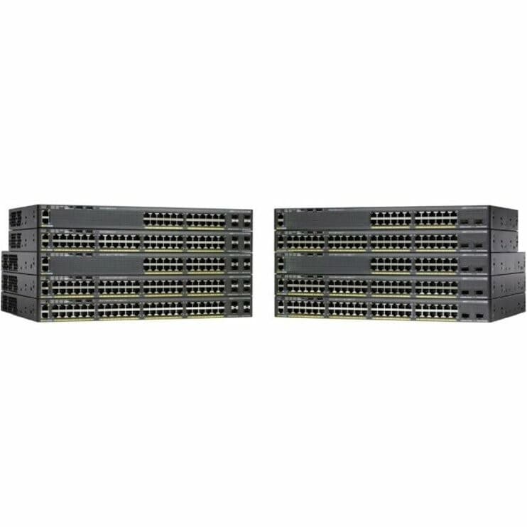 Cisco Catalyst 2960-X 2960X-24PS-L 24 Ports Manageable Ethernet Switch - 10/100/1000Base-T