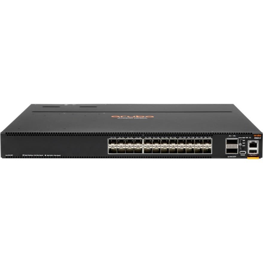 HPE CX 8360v2 8360-24XF2C Manageable Ethernet Switch - 10 Gigabit Ethernet, 100 Gigabit Ethernet - 10GBase-X, 100GBase-X - TAA Compliant