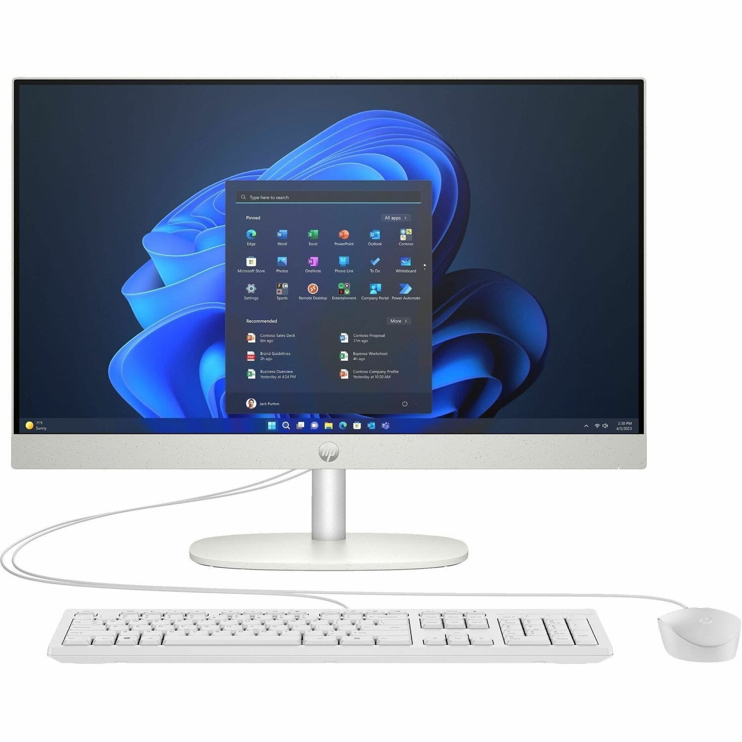 HP ProOne 240 G10 All-in-One Computer - Intel Core i7 13th Gen i7-1355U - 16 GB - 512 GB SSD - 23.8" Full HD - Desktop