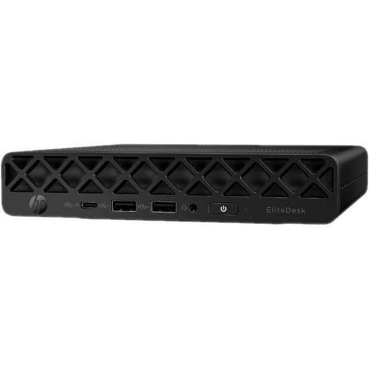 HP EliteDesk 8 G1i Desktop Computer - Intel Core Ultra 7 265T - vPro Technology - 16 GB - 512 GB SSD - Mini PC - Jack Black