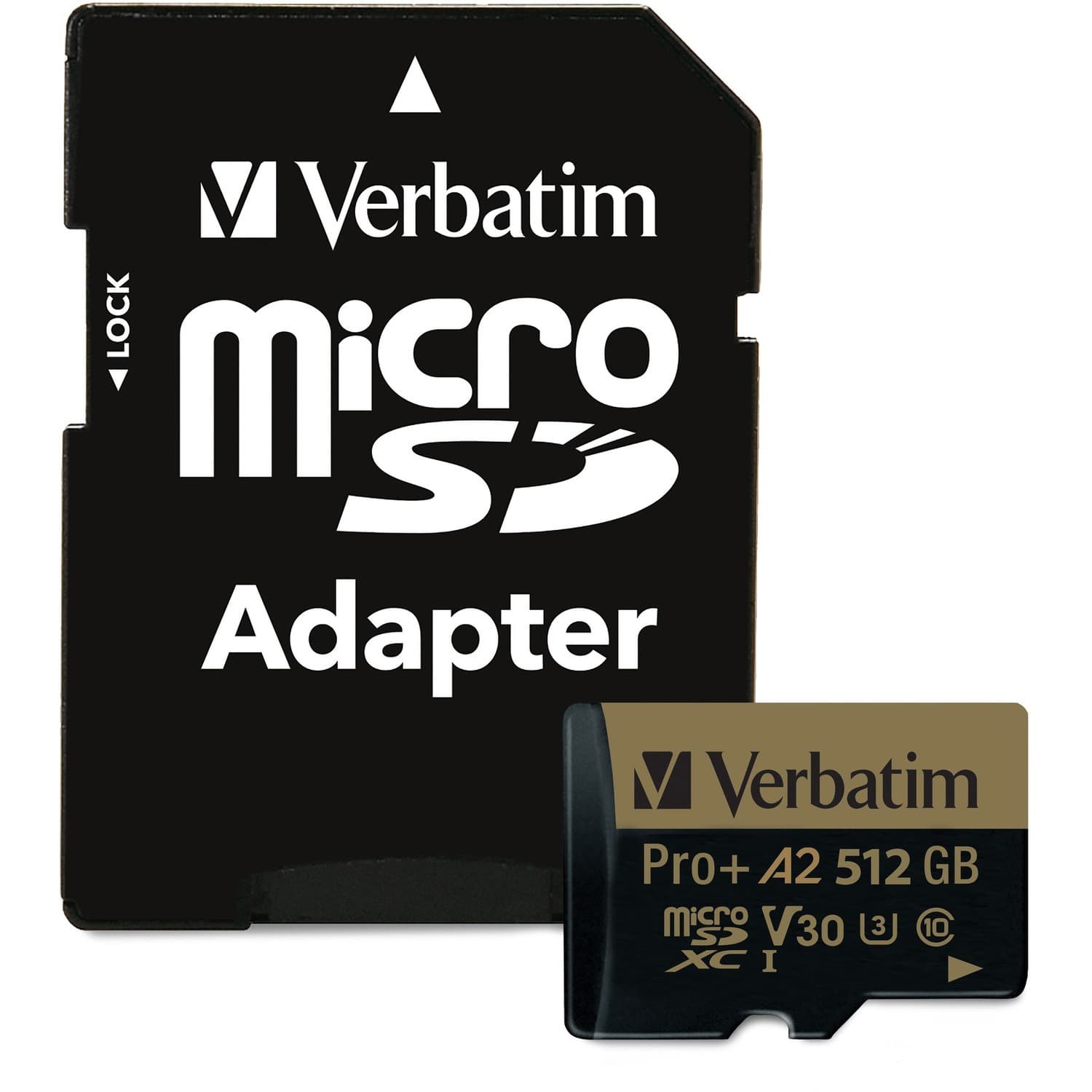 Verbatim Pro+ 512 GB Class 10/UHS-I (U3) microSDXC - 1 Each