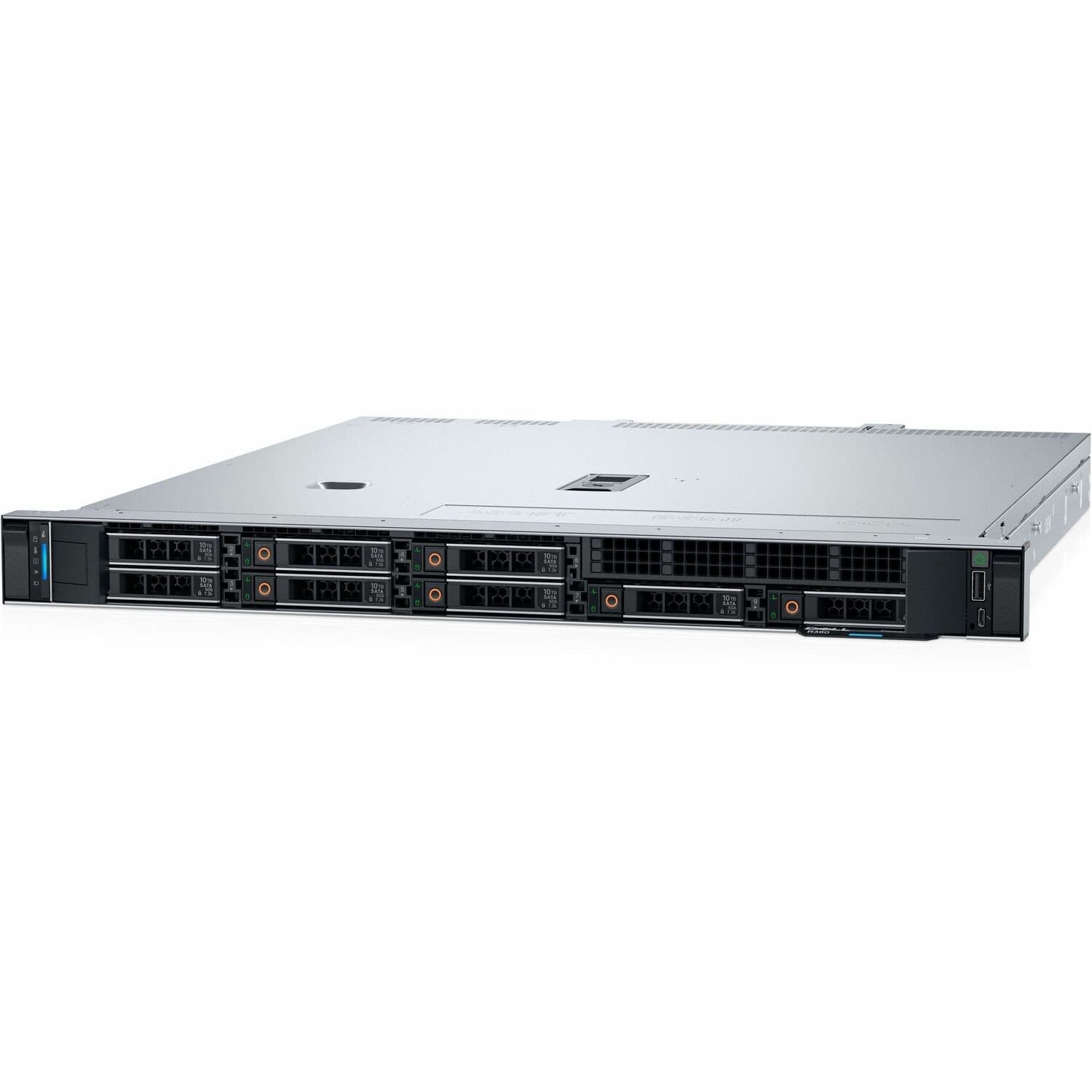 Dell EMC PowerEdge R360 1U Rack-mountable Server - 1 Xeon E-2434 3.40 GHz - 32 GB RAM - 2.40 TB HDD - (2 x 1.2TB) HDD Configuration - Serial Attached SCSI (SAS), Serial ATA Controller