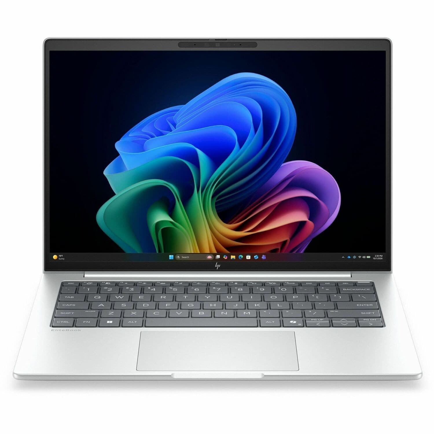HP EliteBook 8 G2i 14" Copilot+ PC Notebook - WUXGA - Intel Core Ultra 7 Series 3 355 - 32 GB - 512 GB SSD - Glacier Silver Aluminum