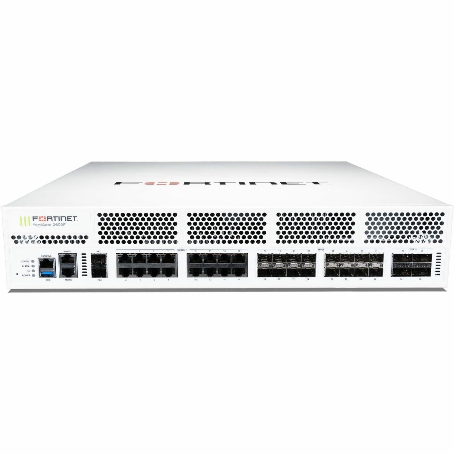 Fortinet FortiGate FG-2600F-DC Network Security/Firewall Appliance - 3 Year FortiCare Premium and FortiGuard Enterprise Protection