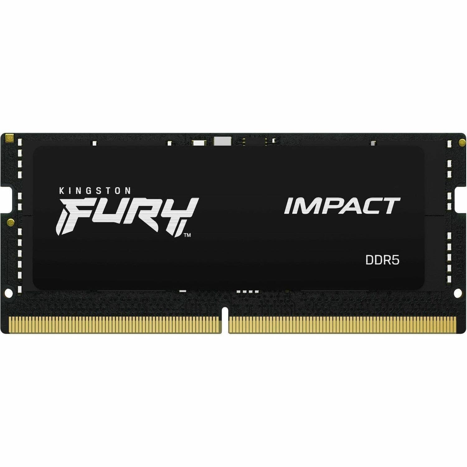 Kingston FURY Impact RAM Module for Notebook - 32 GB (2 x 16GB) - DDR5-6400/PC5-51200 DDR5 SDRAM - 6400 MHz Single-rank Memory - CL38 - 1.35 V