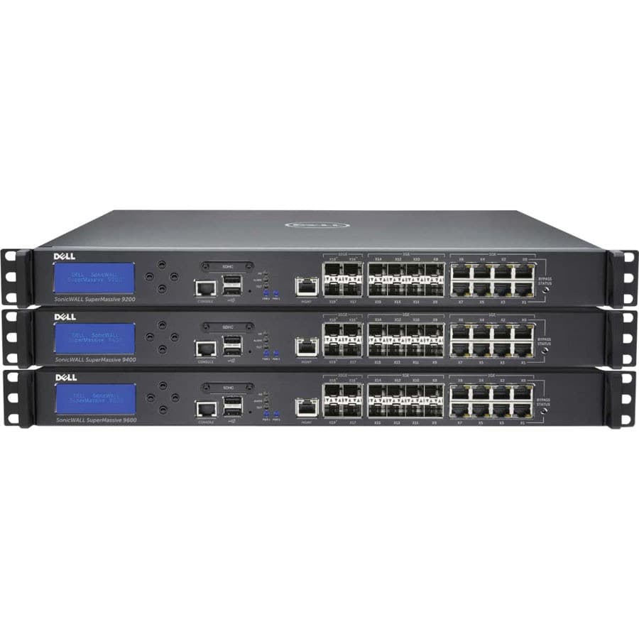SonicWall SuperMassive 9600 Network Security/Firewall Appliance - 1 Year Support/Service - TAA Compliant