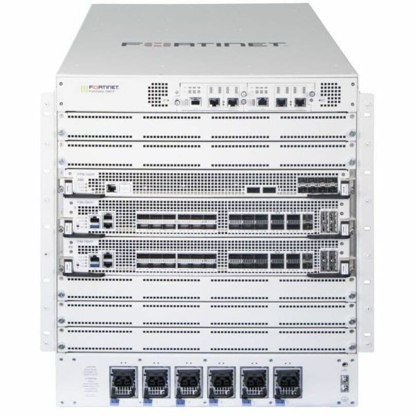 Fortinet FortiGate FG-7081F-2 Firewall Chassis - 5 Year FortiCare Premium and FortiGuard Enterprise Protection