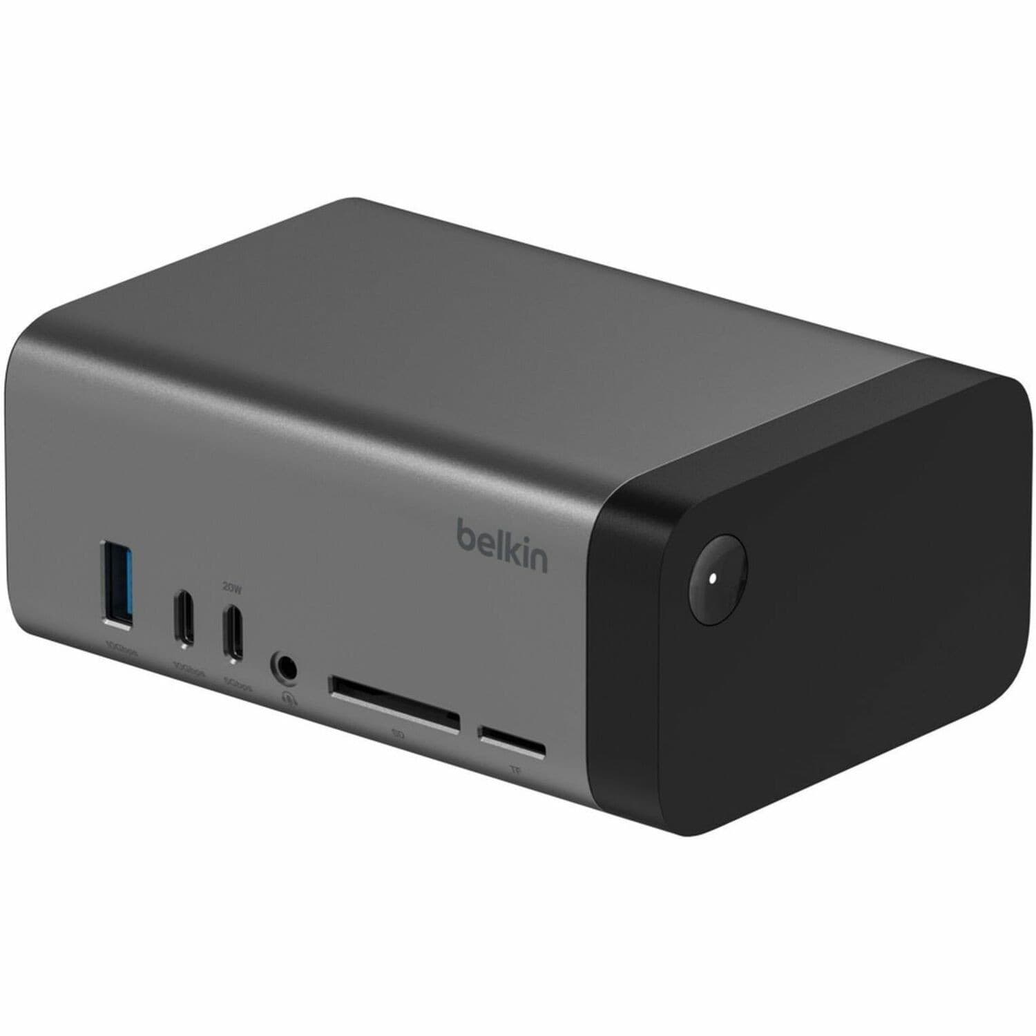 Belkin Connect USB Type C Docking Station for Memory Card Reader, Monitor - Charging Capability - Memory Card Reader - SD - 150 W - Portable