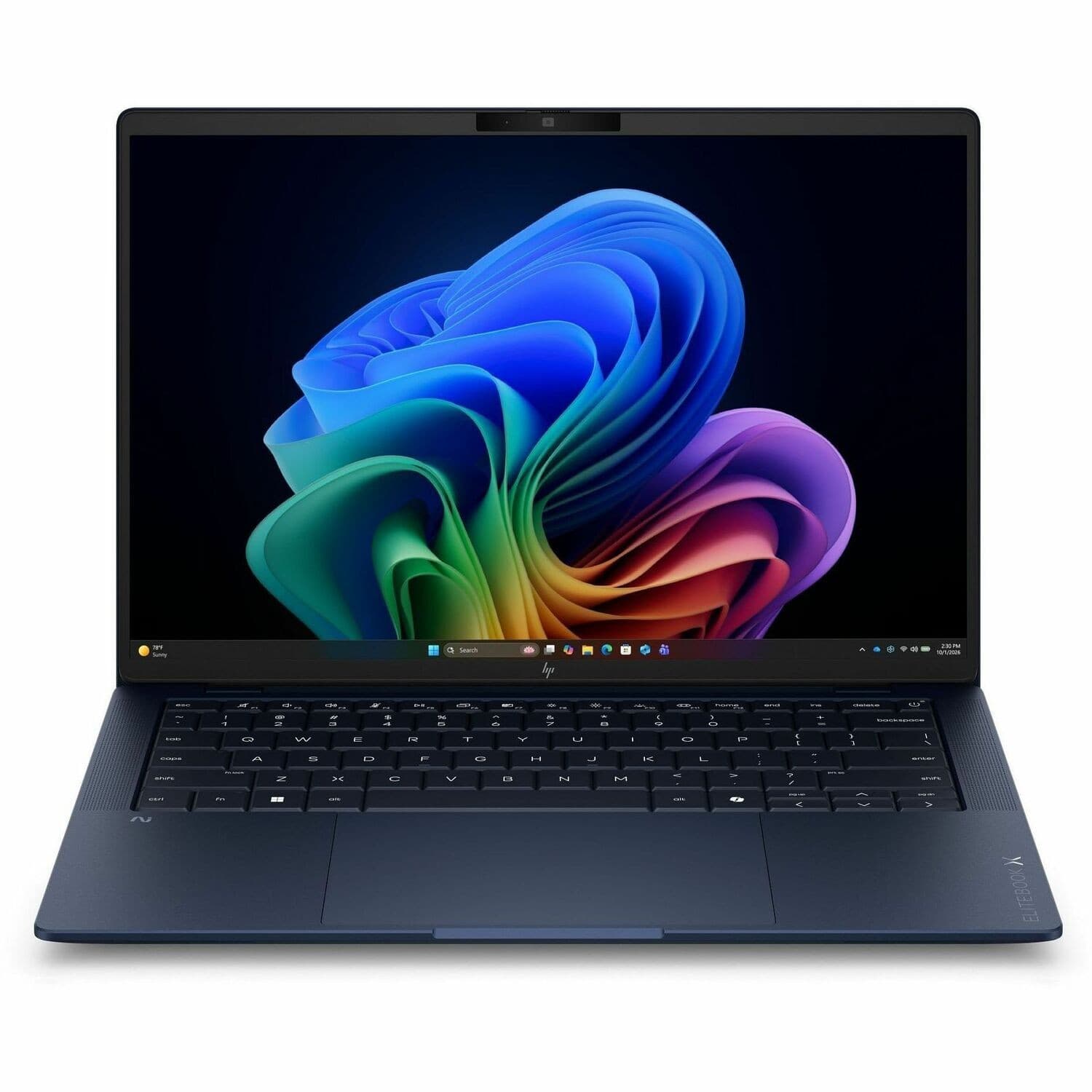 HP EliteBook X G2q 14" Copilot+ PC Notebook - 5G - WUXGA - Qualcomm Snapdragon X2 Elite X2E-90-100 - 32 GB - 512 GB SSD - Atmospheric Blue