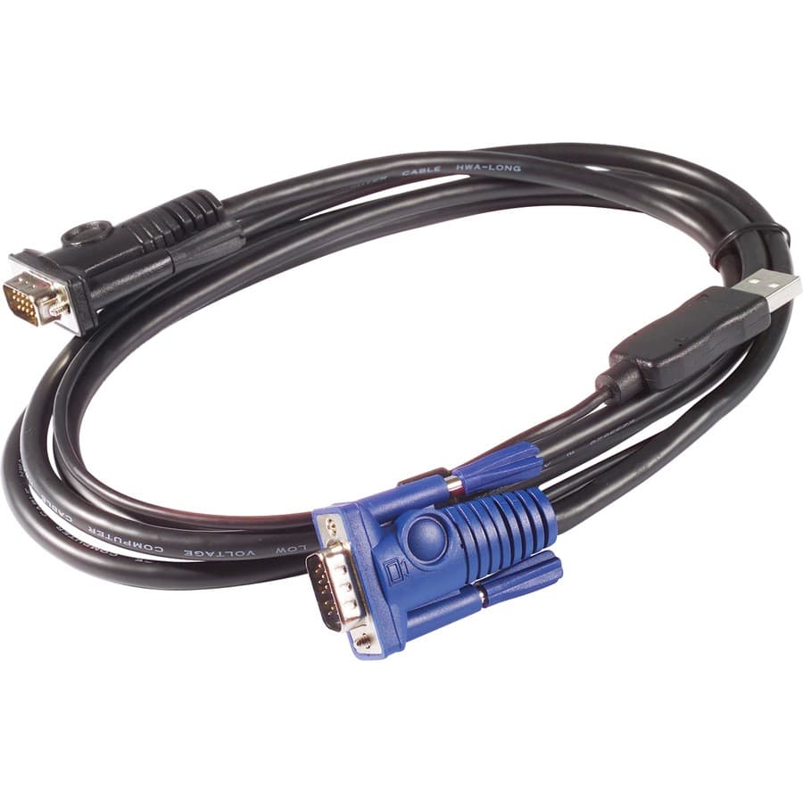 APC by Schneider Electric 1.80 m USB KVM Cable - 1 Each