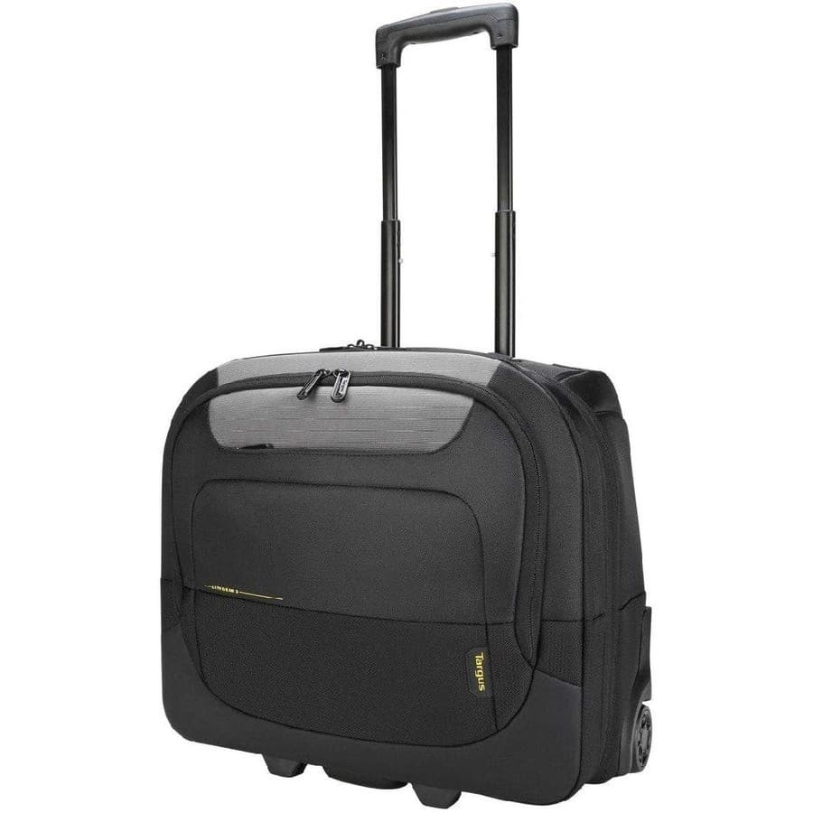 Targus CityGear TCG717GL Carrying Case (Roller) for 38.1 cm (15") to 43.9 cm (17.3") Notebook - Black, Grey
