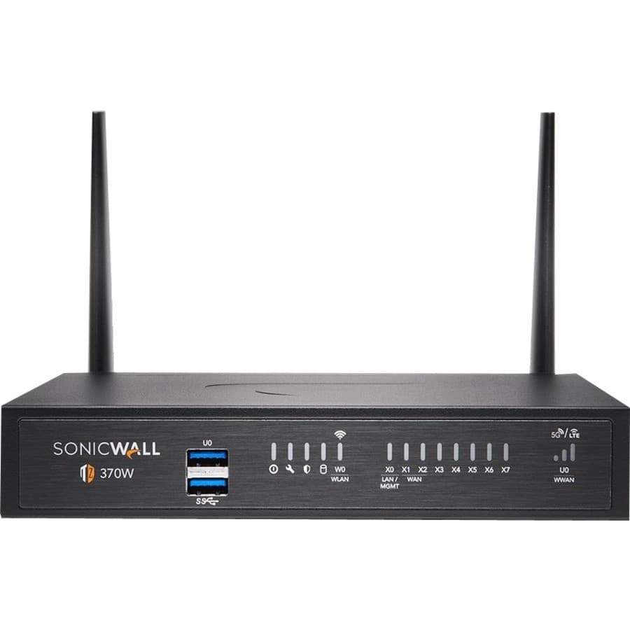SonicWall TZ370W Network Security/Firewall Appliance - 3 Year TotalSecure Advanced Edition