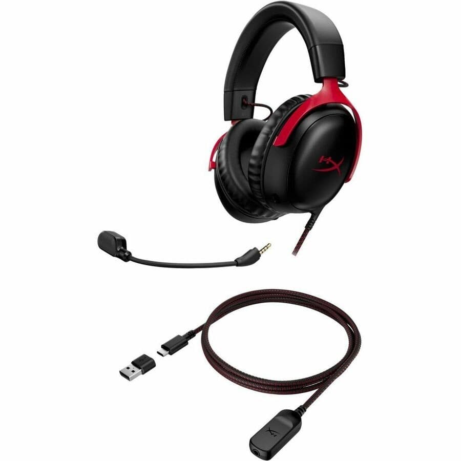 HyperX Cloud II Wired Over-the-ear, On-ear Stereo Gaming Headset - Black, Red
