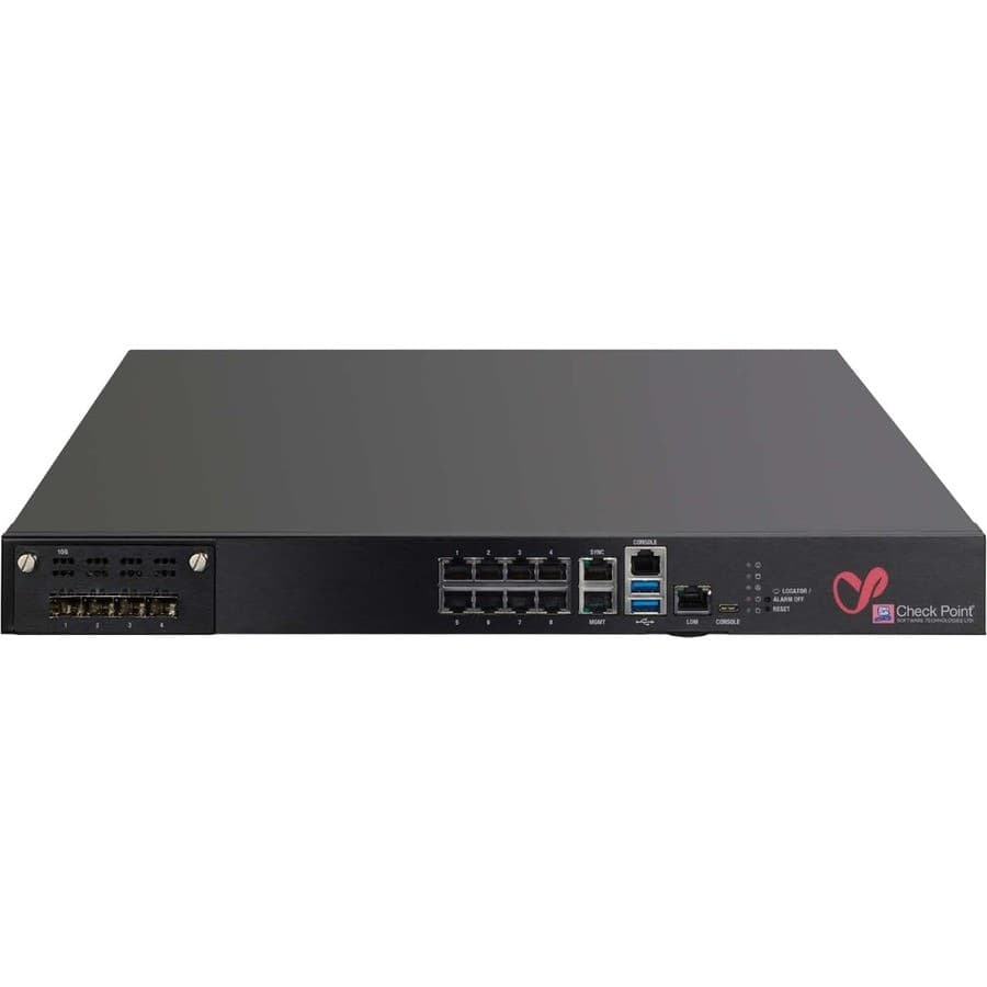 Check Point Quantum 6200 Network Security/Firewall Appliance - 1 Year SandBlast (SNBT) Security Subscription