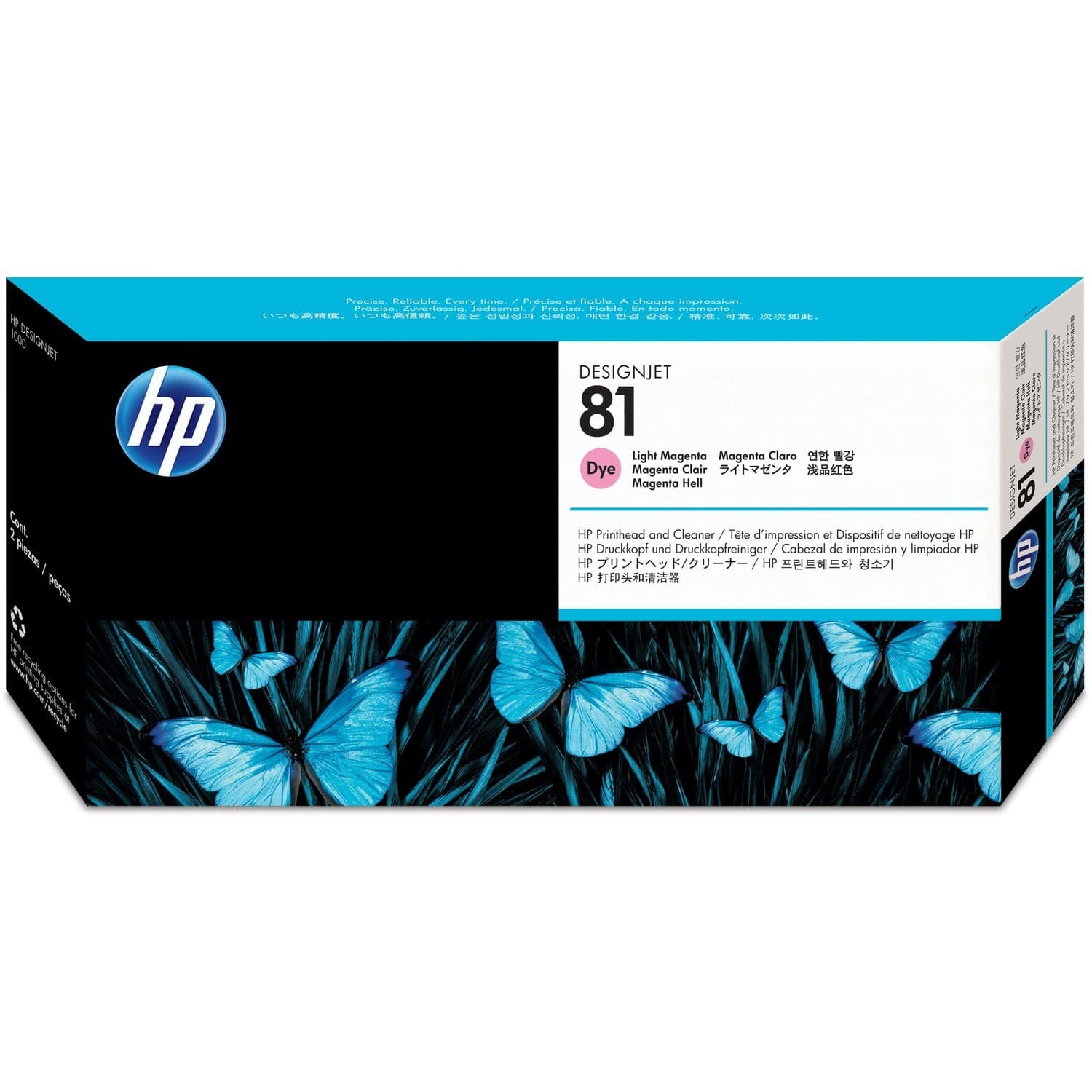 HP 81 (C4955A) Original Inkjet Printhead - Single Pack - Light Magenta - 1 / Box