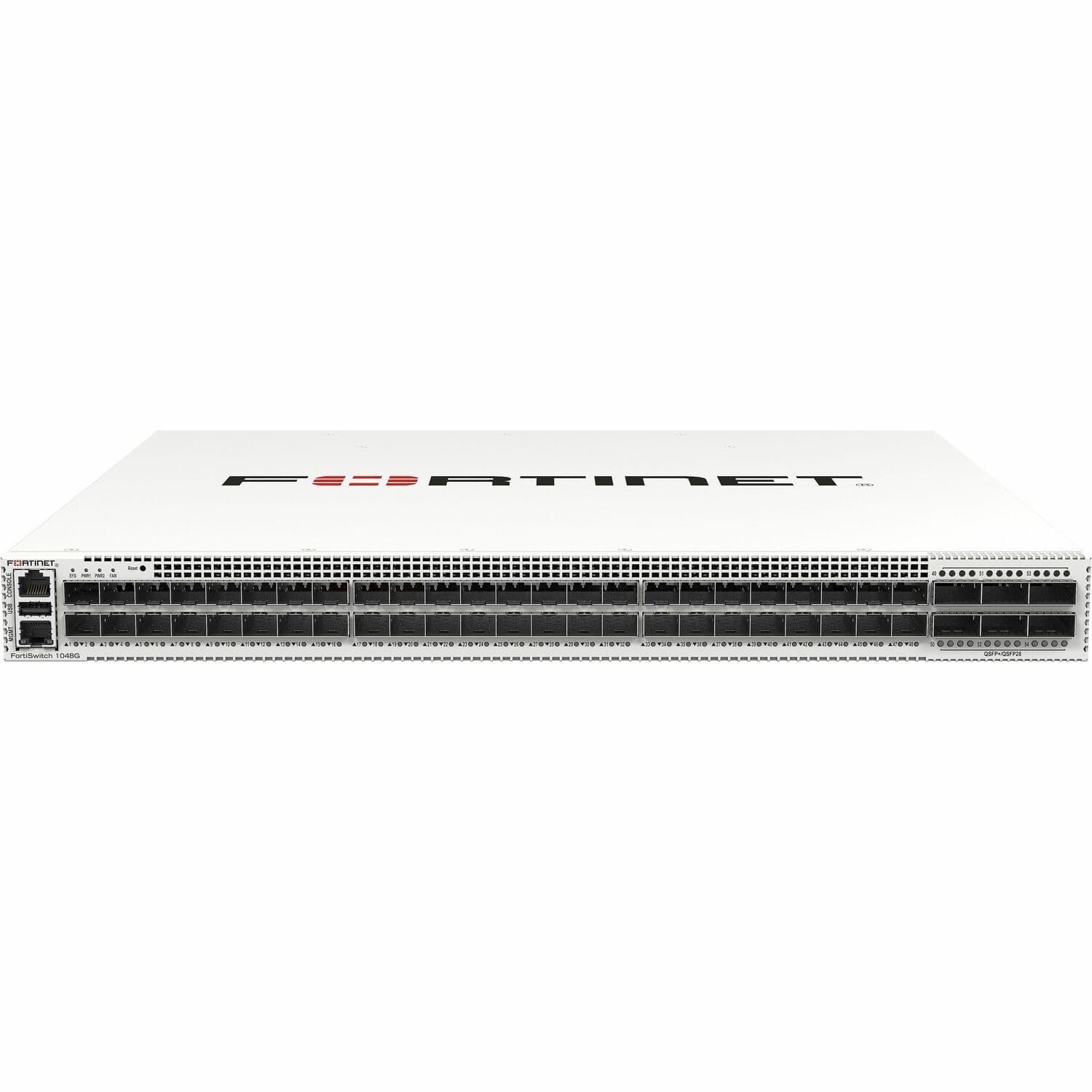 Fortinet FortiSwitch G 1048G Manageable Ethernet Switch - 100 Gigabit Ethernet, 40 Gigabit Ethernet - 100GBase-X, 10GBase-X, 1000Base-X, 40GBase-X, 1000Base-SX/LX