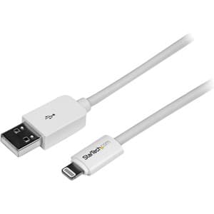 StarTech.com 1m (3ft) White Apple® 8-pin Lightning Connector to USB Cable for iPhone / iPod / iPad