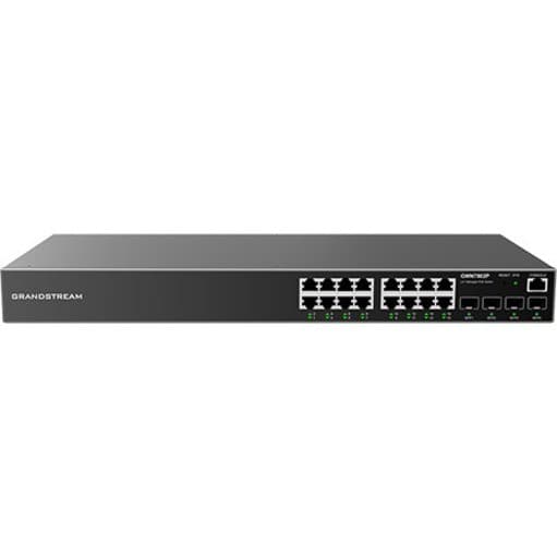 Grandstream GWN7800 GWN7802 16 Ports Manageable Ethernet Switch - Gigabit Ethernet - 1000Base-T, 1000Base-X