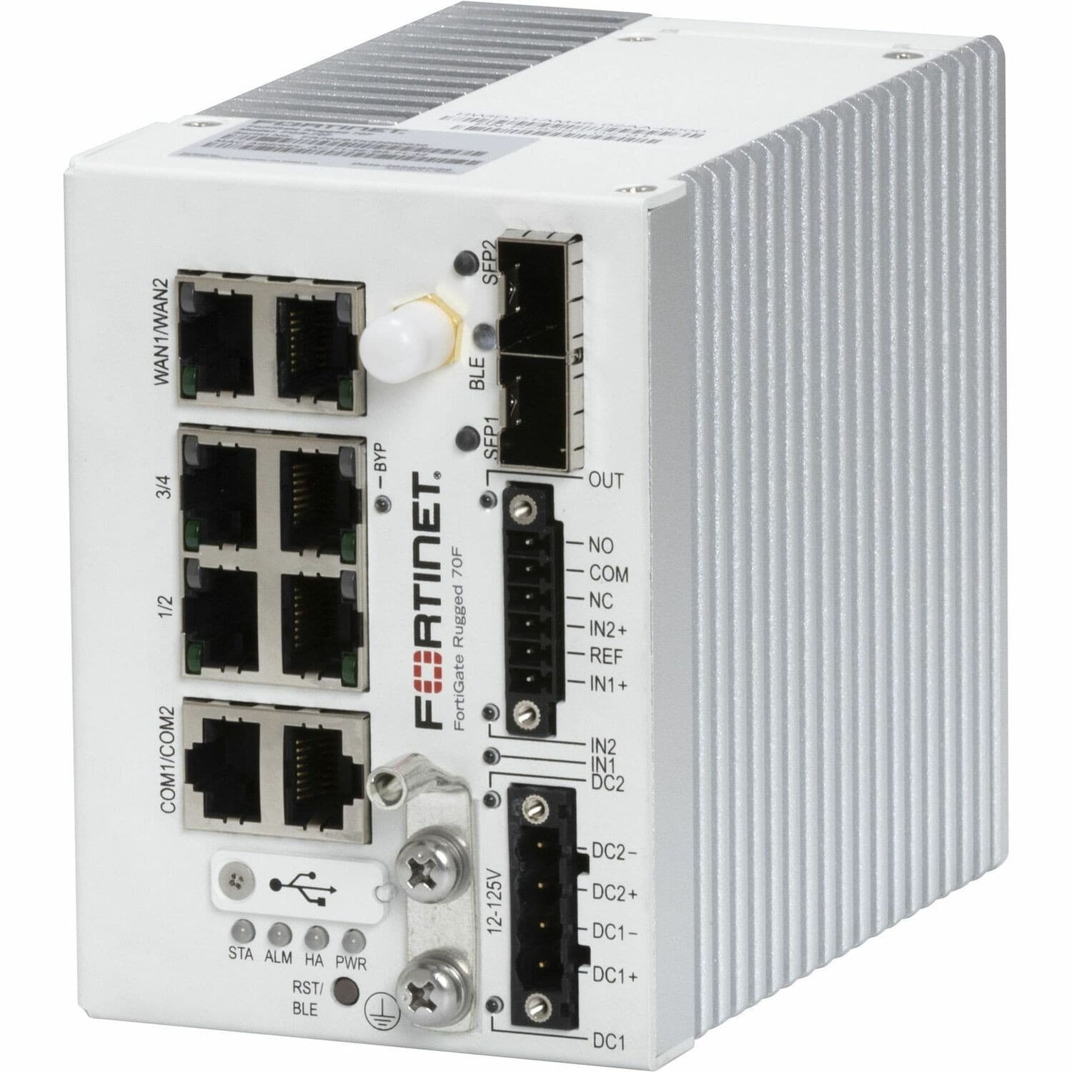 Fortinet FortiGate Rugged FGR-70F Network Security/Firewall Appliance - 5 Year FortiCare Premium and FortiGuard Unified Threat Protection (UTP)