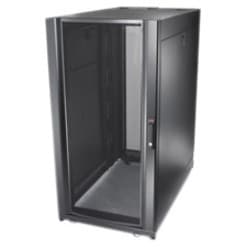 APC by Schneider Electric NetShelter 24U Rack Cabinet for Storage, Server - 482.60 mm Rack Width - Black - TAA Compliant