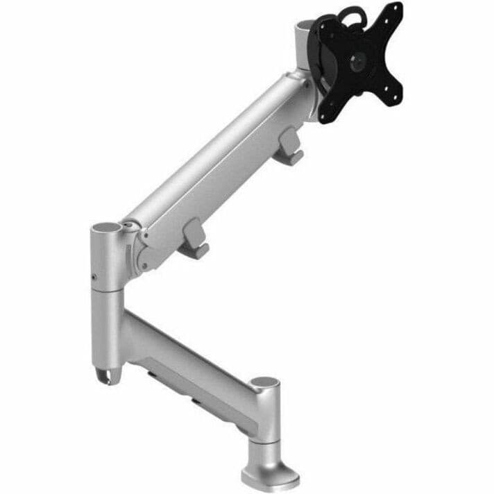Atdec FORTIS Mounting Arm for Monitor, Flat Panel Display, Curved Screen Display - Silver - Landscape/Portrait