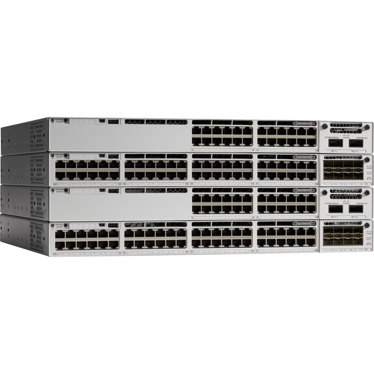 Cisco Catalyst 9300 C9300-24S Manageable Ethernet Switch - Gigabit Ethernet - 1000Base-X - Refurbished