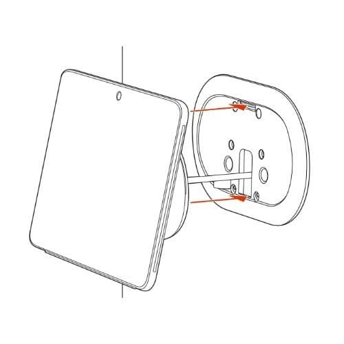 Poly Wall Mount for Touch Panel - Black
