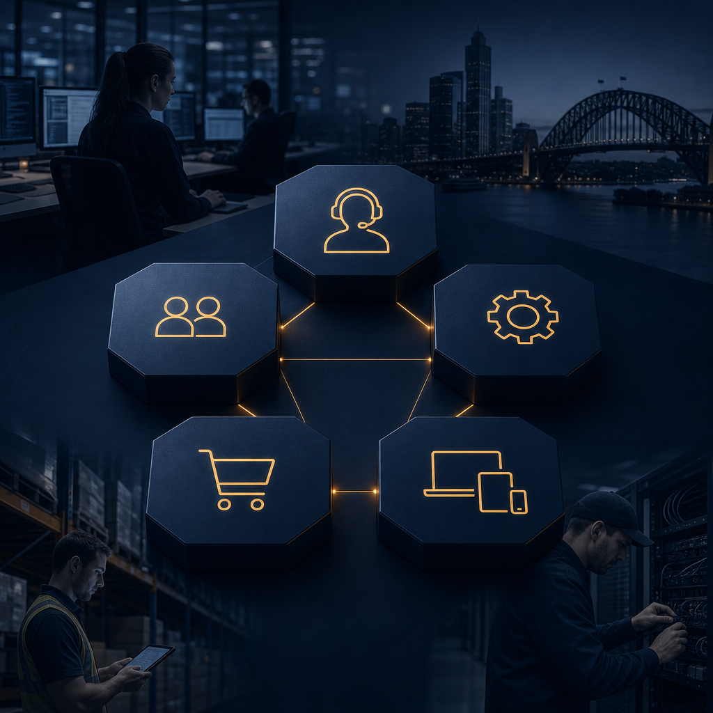Diagram of five IT engagement models businesses can combine